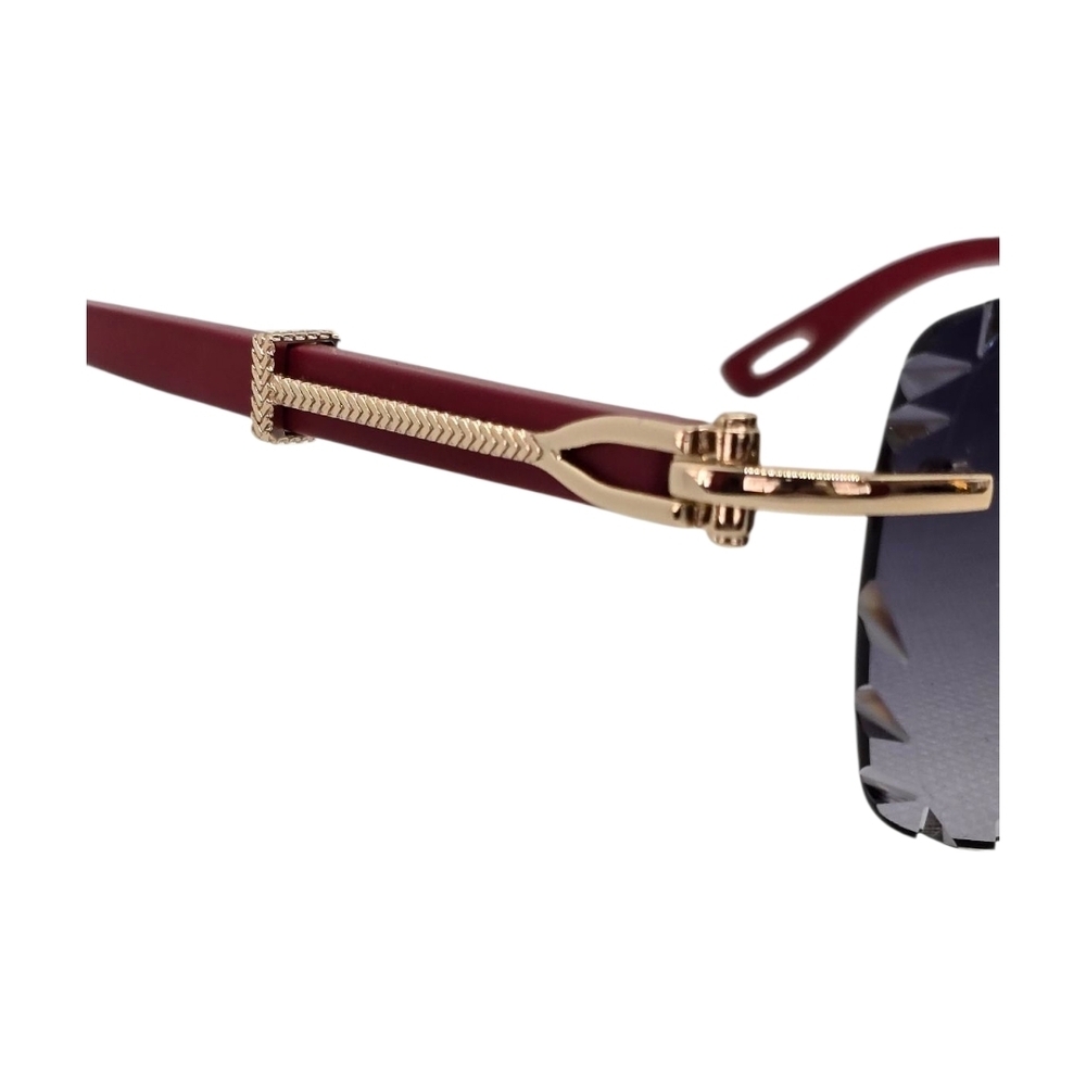 Porta Romana Men's Sunglasses - Black and Gold - Picture 7 of 7